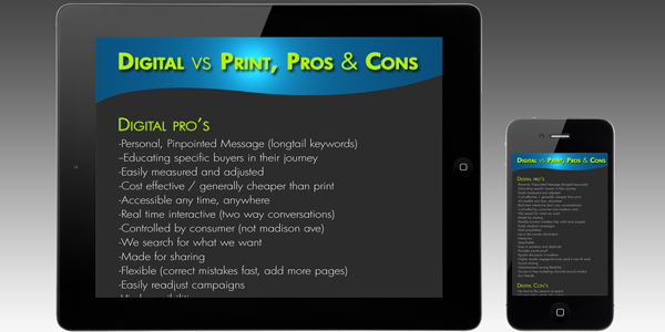 digital VS print marketing