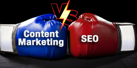 content marketing VS SEO